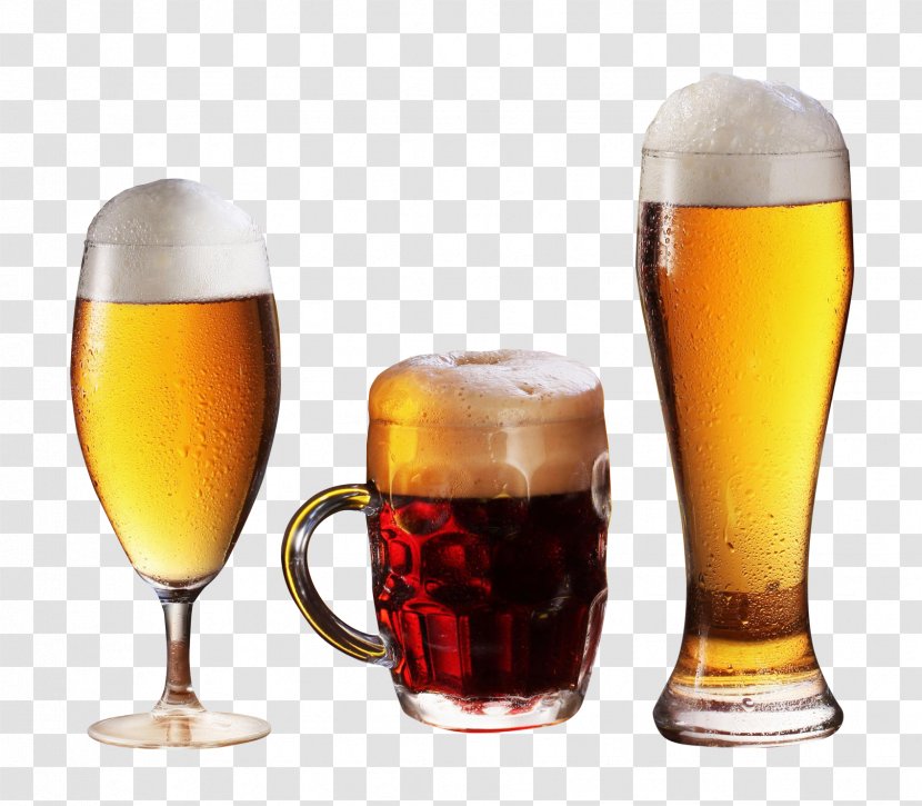 Beer Glassware - Pilsner - Glass Transparent PNG