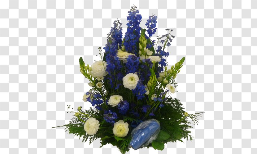 Floral Design Blue Cut Flowers White - Yellow - Flower Transparent PNG