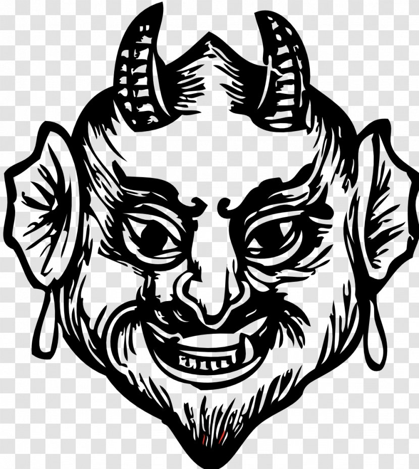 Church Of Satan Devil Lucifer Clip Art - Drawing - Skull Transparent PNG