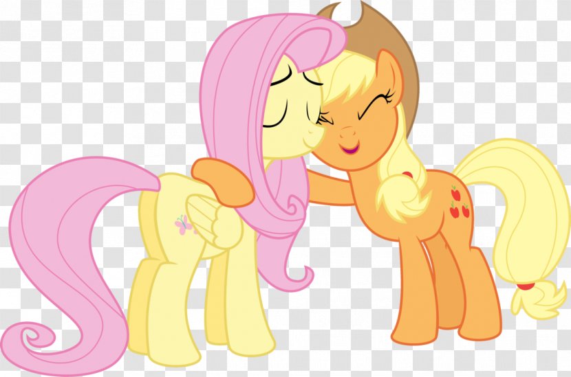 Pony Applejack Rainbow Dash Fluttershy Twilight Sparkle - Frame - Shy Kiss Transparent PNG