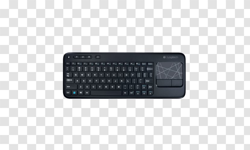 Computer Keyboard Mouse Laptop Logitech Wireless Touch K400 Transparent PNG