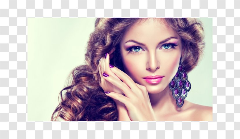 Beauty Parlour Cosmetics Manicure Eyelash Extensions Make-up Artist - Long Hair - Face Transparent PNG