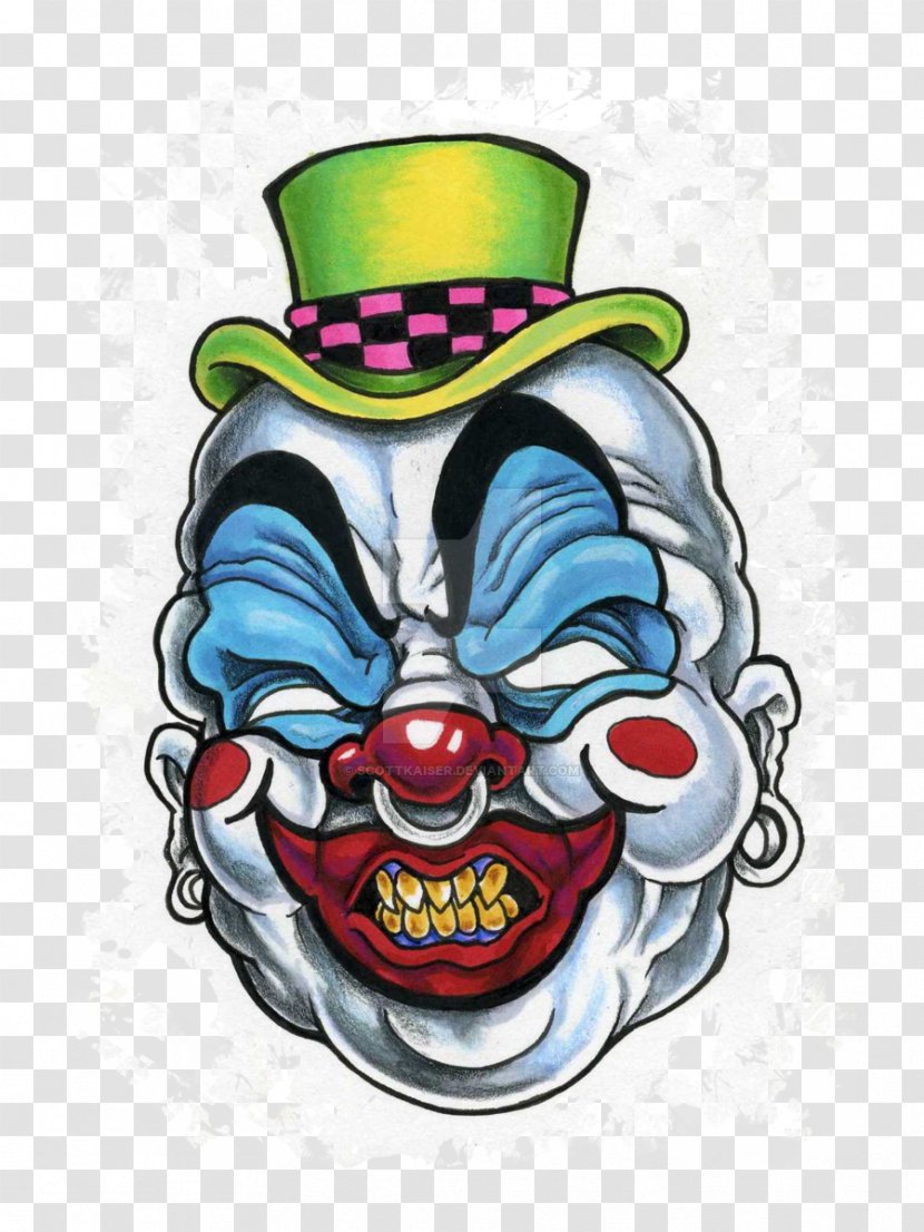 Joker Evil Clown Drawing - Art Transparent PNG