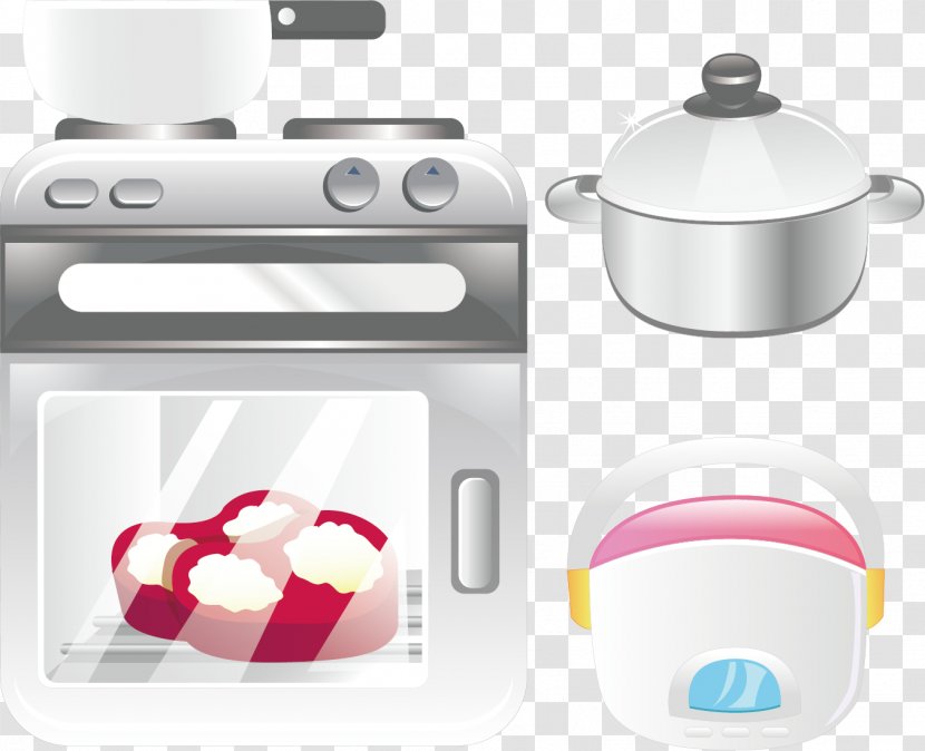 Knife Kitchen Utensil Icon - Rice Cooker - Iron Pot Stew Oven Background Material Transparent PNG