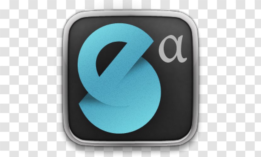 Logo Brand Font - Aqua - Design Transparent PNG