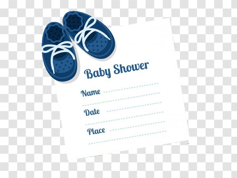 Baby Shower Clip Art - Brand - With Wool Shoes Template Transparent PNG