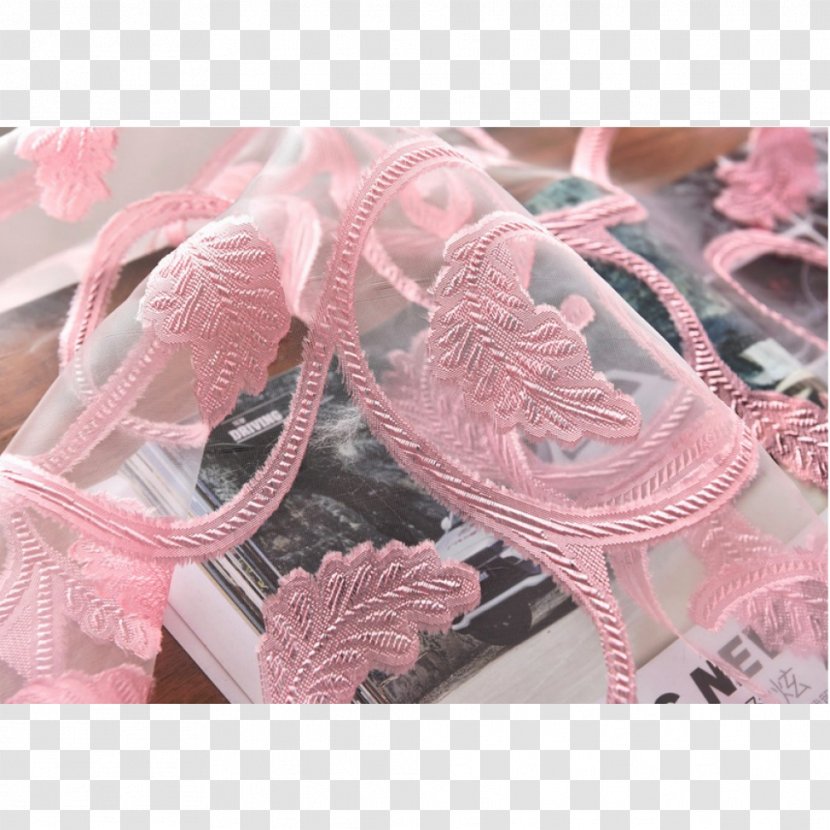 Lace Pink M Ribbon Transparent PNG