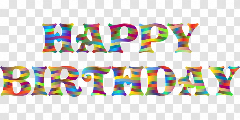 Happy Birthday Color Text Image - Letter Transparent PNG
