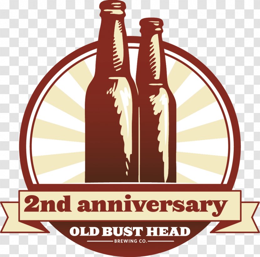 Old Bust Head Brewing Company Marketing - Brand - 2nd Anniversary Transparent PNG