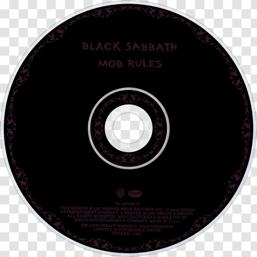 Compact Disc Black Box: The Complete Original Sabbath Album Rules Of Hell - Cartoon Transparent PNG