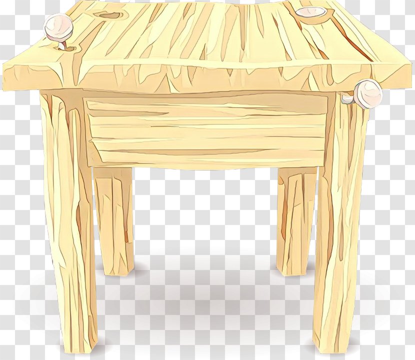 Wood Table - Desk End Transparent PNG