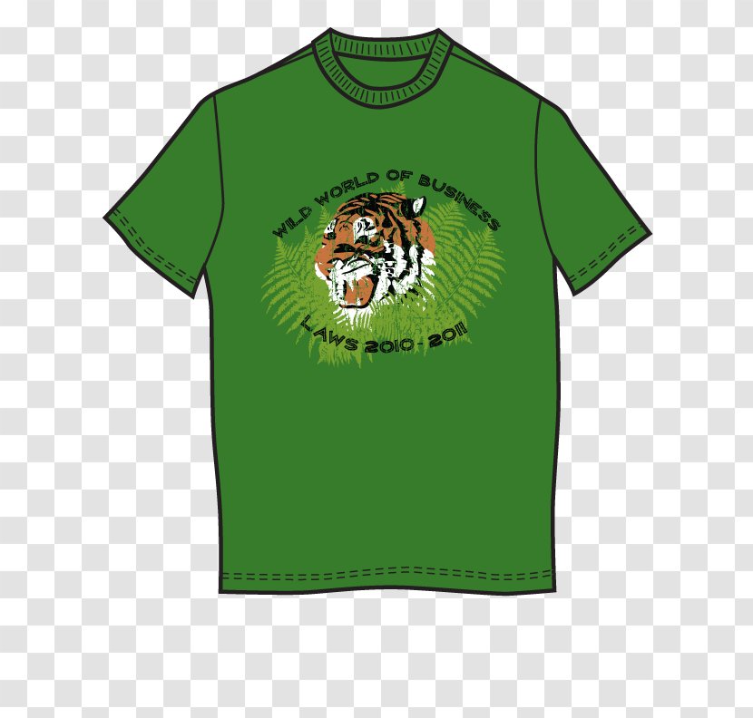 T-shirt Sleeve Bluza Tiger Transparent PNG