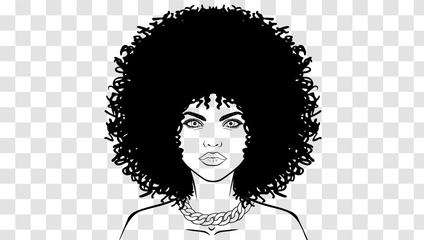 Afro-textured Hair Black Hairstyle Woman - Watercolor - Afro Transparent PNG
