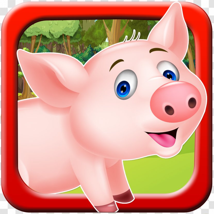 Pig Snout Pink M Animated Cartoon Transparent PNG
