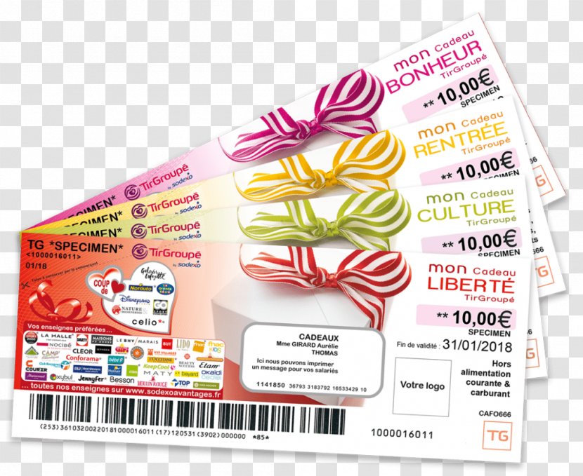 Kadeos Gift Card Chèque Cadeau Cheque Transparent PNG