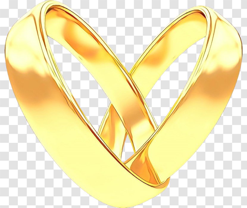 Anniversary Heart - Ring Gold - Engagement Metal Transparent PNG