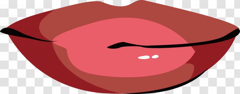 Lipstick Euclidean Vector - Red Lips Transparent PNG