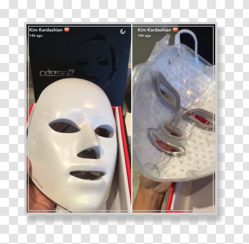 Kim Kardashian Mask Celebrity Socialite Facial - Headgear - Kate Hudson Transparent PNG