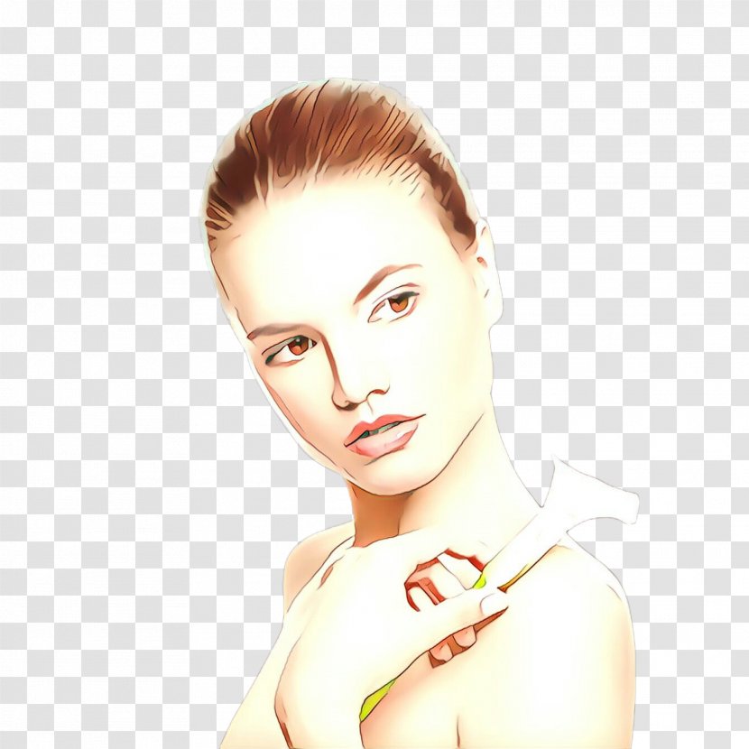 Face Hair Skin Forehead Eyebrow - Cheek Head Transparent PNG