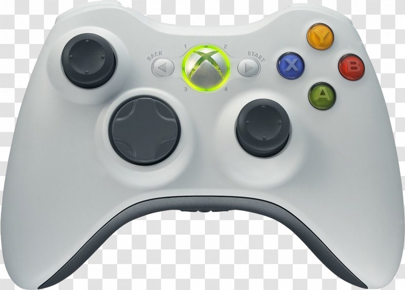 Xbox 360 Controller One Joystick Wireless Racing Wheel - Input Devices - Gamepad Transparent PNG