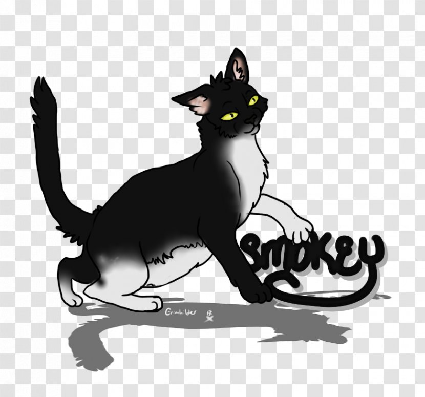 Whiskers Kitten Domestic Short-haired Cat Black - Fiction Transparent PNG