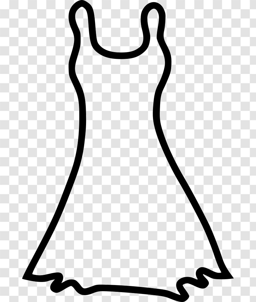 Clip Art Dress Prom Gown Princess Line - Coloring Book - Clipart Transparent PNG