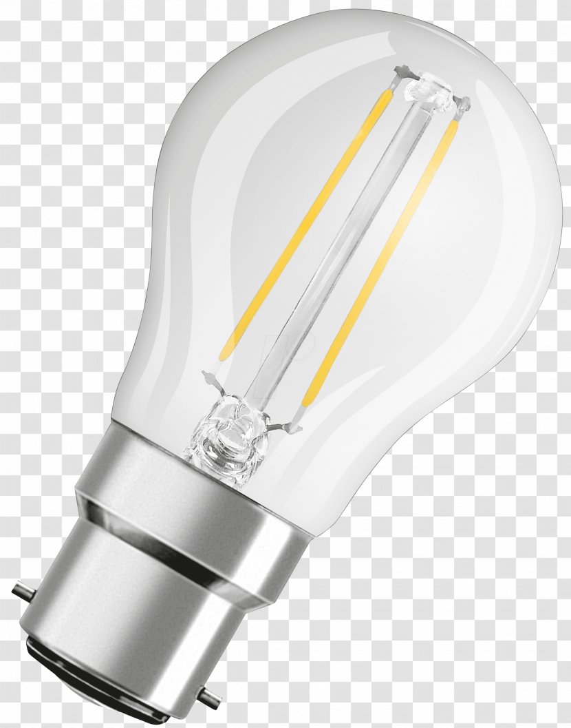 Incandescent Light Bulb LED Lamp Bayonet Mount Halogen Osram - Edison Screw Transparent PNG