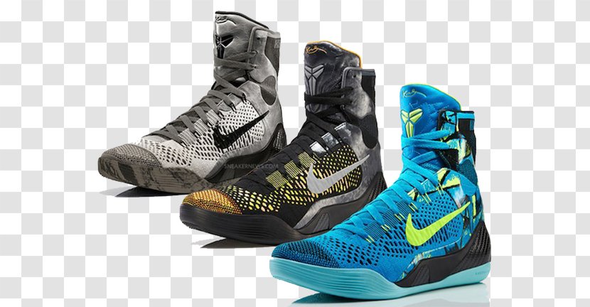 High-top Nike Kobe 9 Elite 'Victory' Mens Sneakers Basketball Shoe Transparent PNG