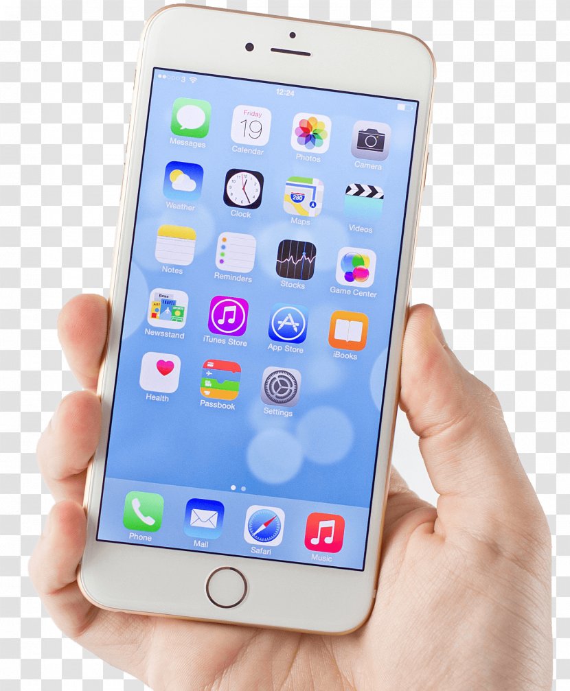 IPhone 6s Plus 6 4S Apple Smartphone - Mobile Phone Transparent PNG