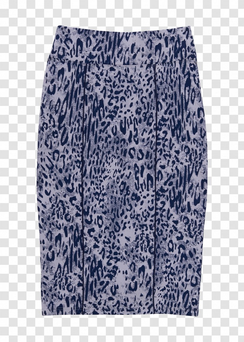 Clothing Skirt Shorts Cobalt Blue Pattern - Leopard Print Transparent PNG