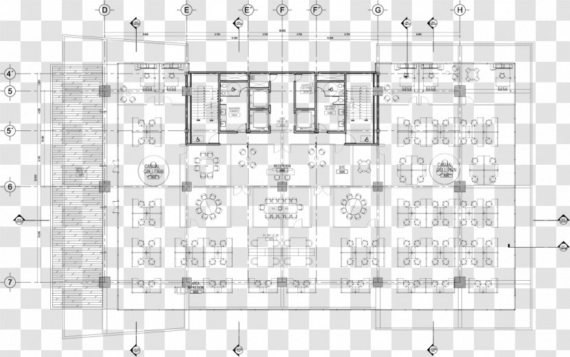 Floor Plan Building Office Biurowiec - Watercolor Transparent PNG