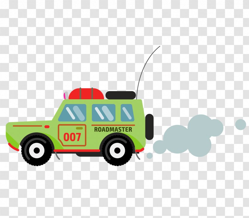Car Jeep Euclidean Vector Motor Vehicle - Brand - Cartoon Row Of Exhausted Jeeps Transparent PNG