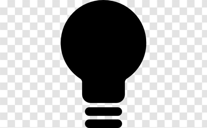 Light - Incandescent Bulb - Black Transparent PNG