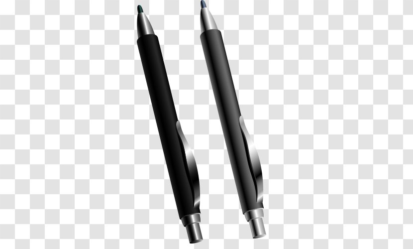 Ink Brush Cosmetics Ballpoint Pen - Cartoon Material Transparent PNG