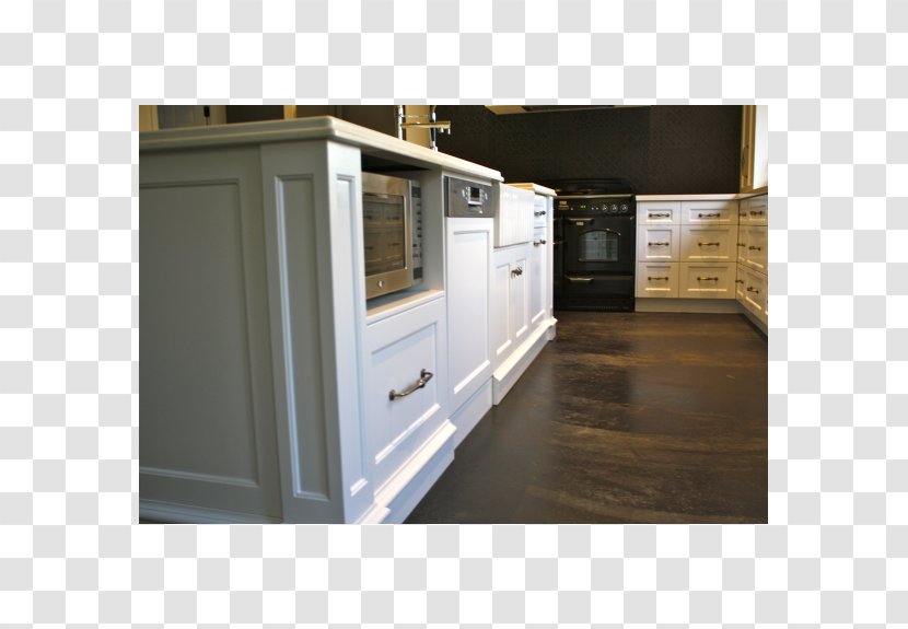 Kitchen Cabinetry Countertop Floor Drawer - Major Appliance - Cabinets Transparent PNG