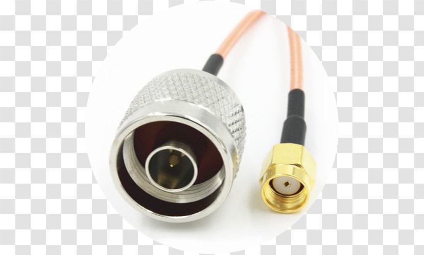 Coaxial Cable RP-SMA SMA Connector - Technology - Pigtail Transparent PNG