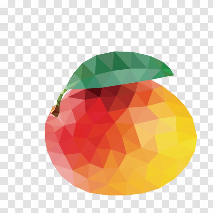 Fruit Polygon Auglis - Orange - Triangle Vector Transparent PNG