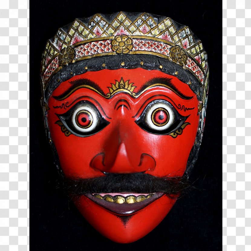 Mask Second Javanese War Of Succession Topeng Klana Sewandana Transparent PNG