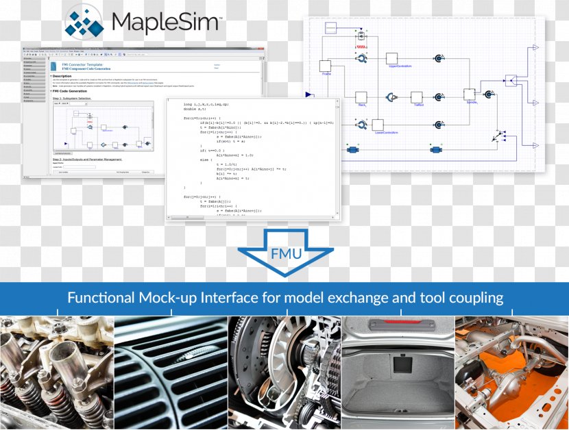 Functional Mock-up Interface MapleSim Engineering Waterloo Maple - Mockup - Service Transparent PNG