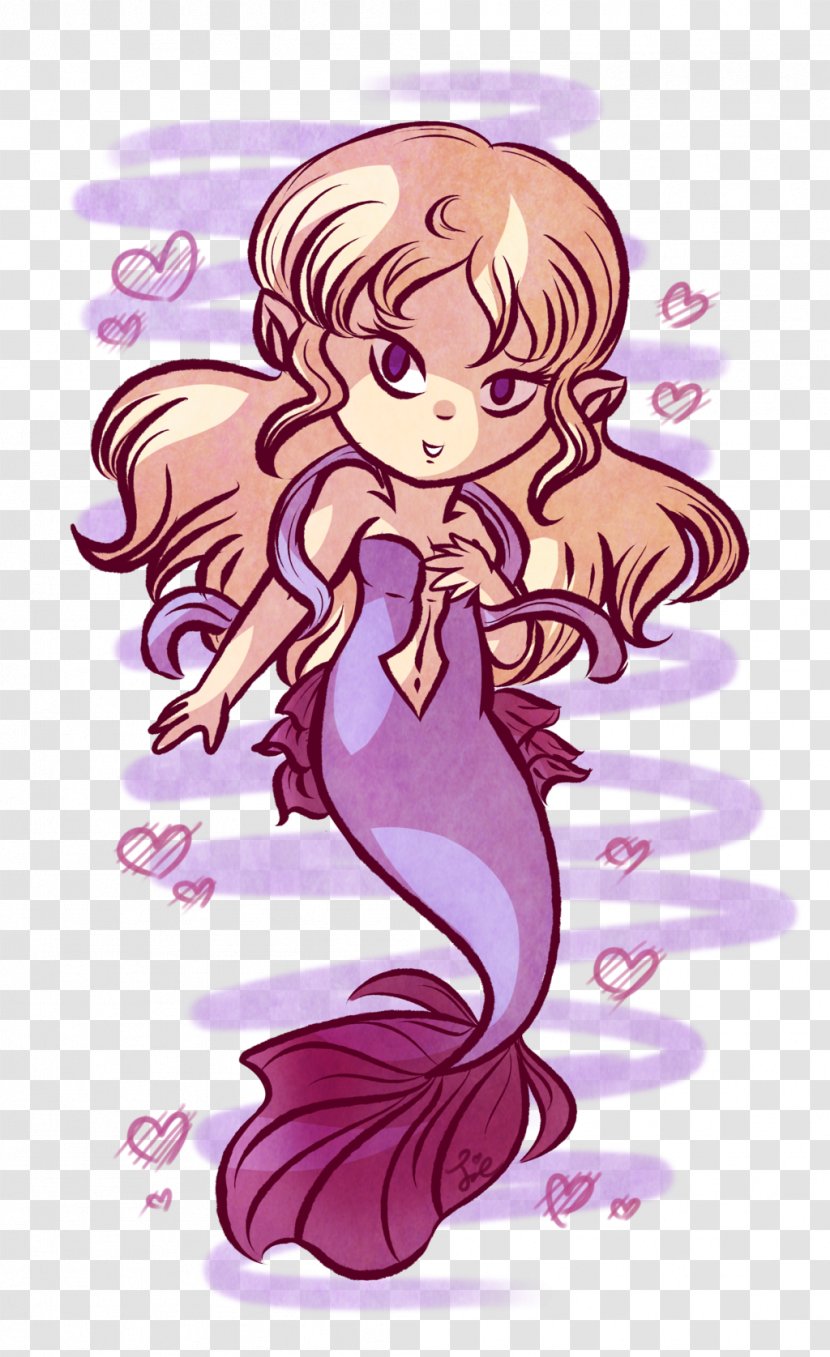 Fairy Cartoon Muscle Mermaid - Flower Transparent PNG