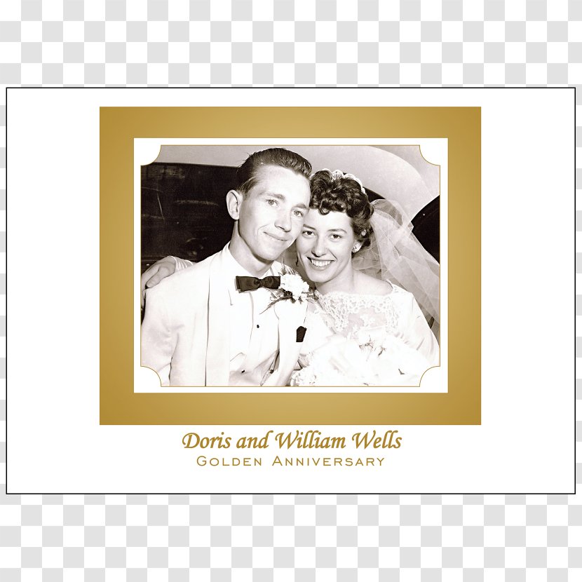 Wedding Invitation Anniversary Party - Picture Frames - Invitations Cover Transparent PNG