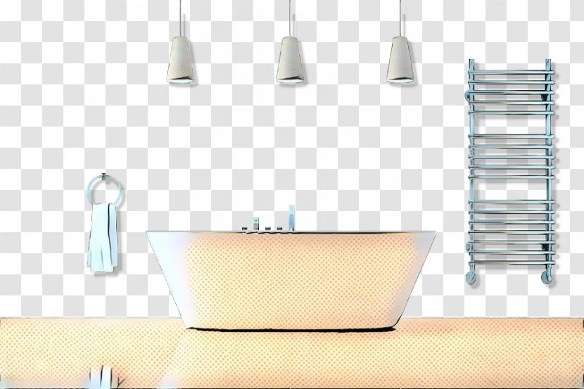 Retro Background - Bathroom - Lamp Transparent PNG