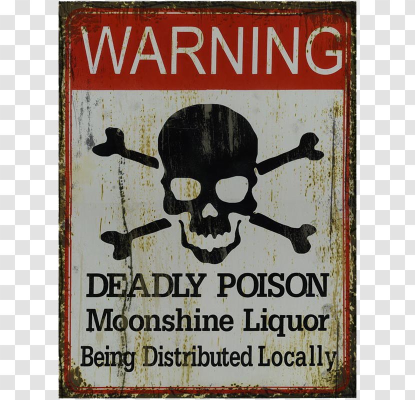 Distilled Beverage Moonshine Beer Tennessee Whiskey - Metal Sign Transparent PNG