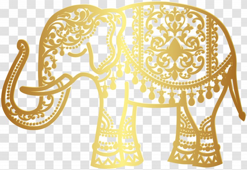 Indian Elephant Clip Art Image - Terrestrial Animal - India Transparent PNG