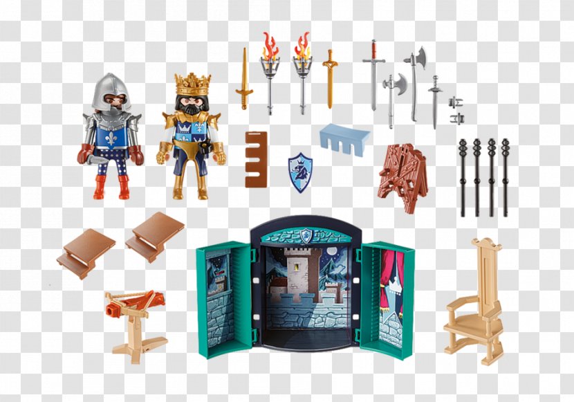 Playmobil Royal Knights' Play Box Toy Secret Knights Treasure Room - Cartoon Transparent PNG