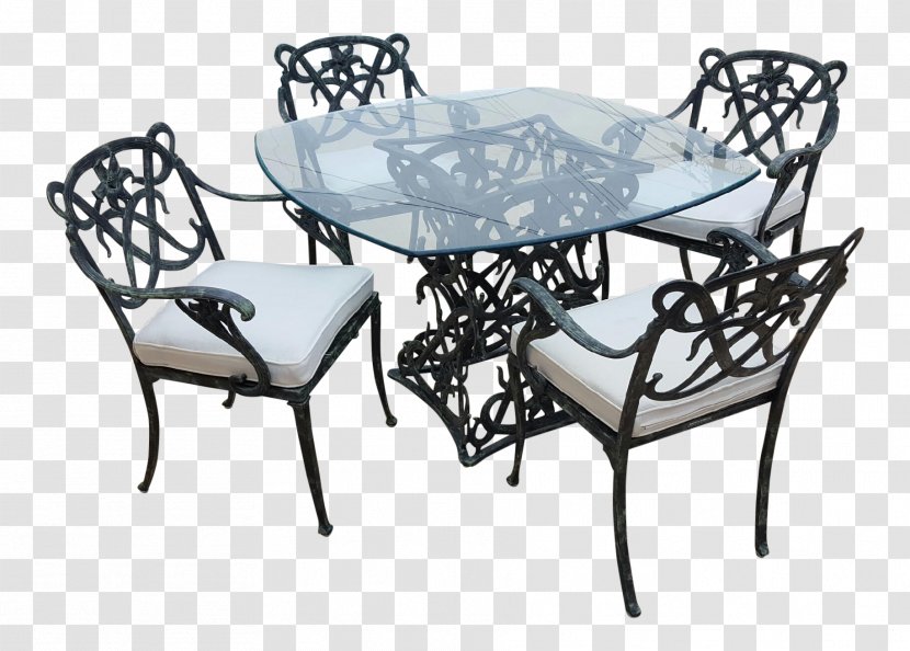 Table Chair Dining Room Garden Furniture - Chairish Transparent PNG