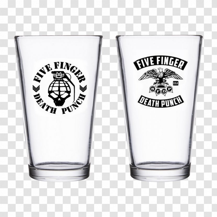 Pint Glass Beer Glasses T-shirt - Tableware - Five Finger Death Punch Transparent PNG