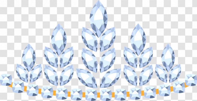 Princess Crown Clip Art - Diamond Crystal Jewelry Material Transparent PNG