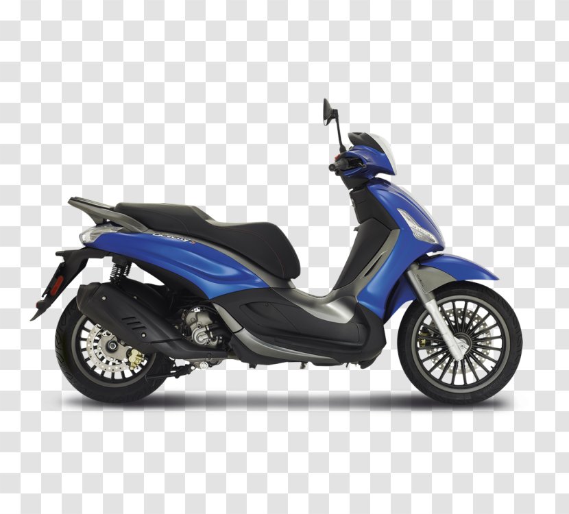 Piaggio Beverly Car Motorcycle Scooter - Vespa Transparent PNG