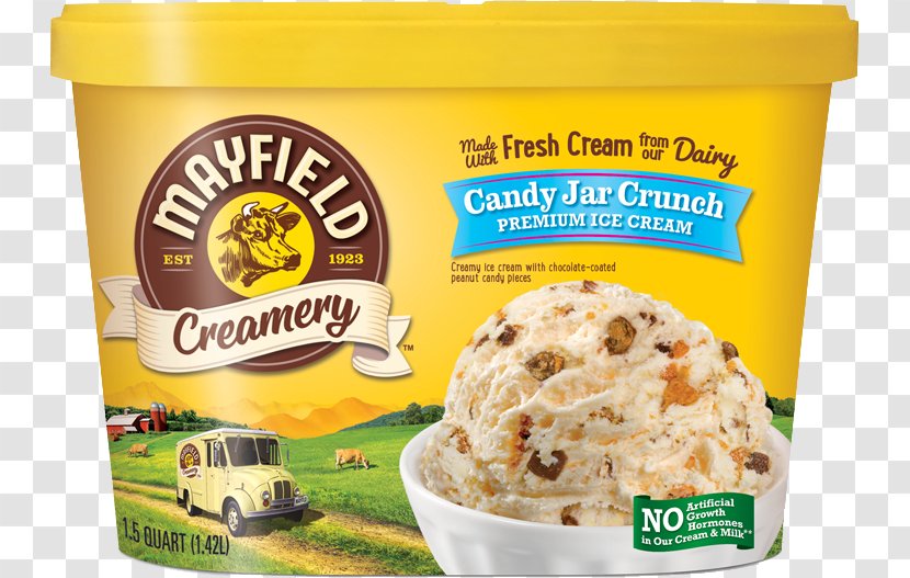 Ice Cream Milk Mayfield Dairy Cookies And - Biscuits Transparent PNG
